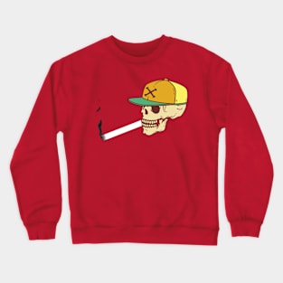 Skull smoking Crewneck Sweatshirt